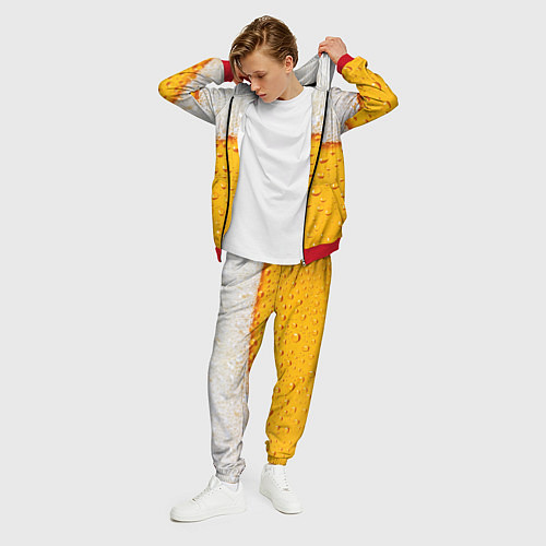 Мужской костюм Пенное / 3D-Красный – фото 3