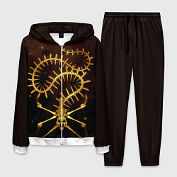 Костюм мужской Subnautica скелет морского чудовища, цвет: 3D-белый