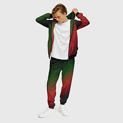 Костюм мужской Абстракция в стиле гуччи, цвет: 3D-черный — фото 2