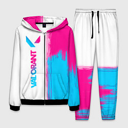 Костюм мужской Valorant neon gradient style: по-вертикали, цвет: 3D-черный