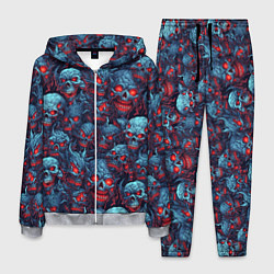 Мужской костюм Monster skulls pattern