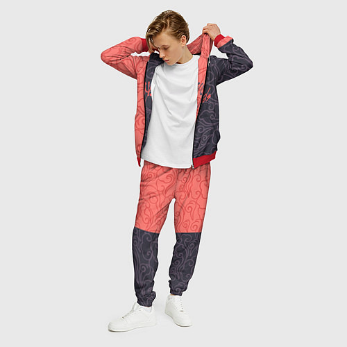 Мужской костюм Strey Kids x Anime / 3D-Красный – фото 3