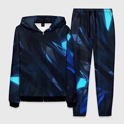 Костюм мужской Синяя безгранность, цвет: 3D-черный