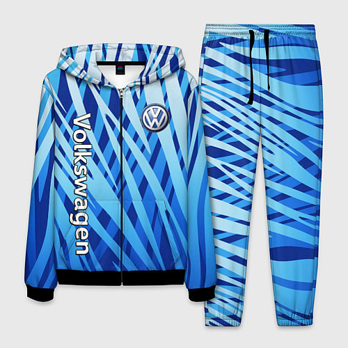 Мужской костюм Volkswagen - синий камуфляж / 3D-Черный – фото 1