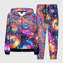 Мужской костюм Разноцветная декоративная абстракция