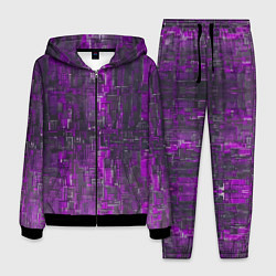 Костюм мужской Фиолетовый металл модерн, цвет: 3D-черный