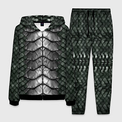 Костюм мужской Dragon scales, цвет: 3D-черный