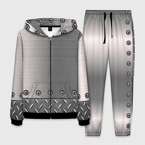 Мужской костюм Стальные листы / 3D-Черный – фото 1