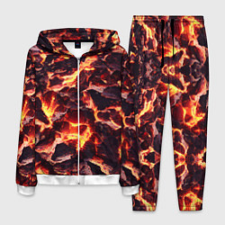 Костюм мужской Бурлящая лава, цвет: 3D-белый