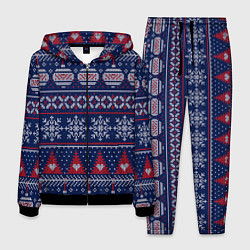 Костюм мужской New Years sweater, цвет: 3D-черный