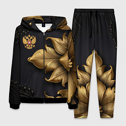 Костюм мужской Золотой герб России, цвет: 3D-черный