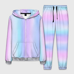 Мужской костюм Градиент матовый светлый