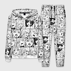 Костюм мужской Ahegao pattern, цвет: 3D-белый