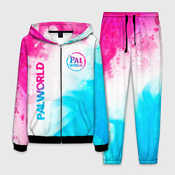 Костюм мужской Palworld neon gradient style вертикально, цвет: 3D-черный