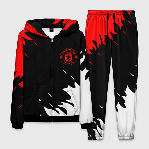 Мужской костюм Manchester United flame fc / 3D-Черный – фото 1