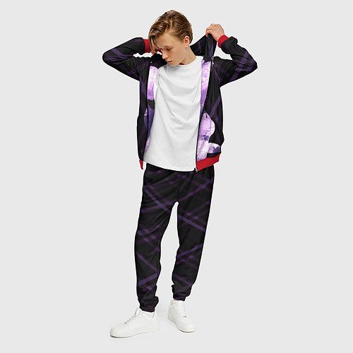 Мужской костюм Сакура в силуэте Зеро ту / 3D-Красный – фото 3