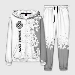Костюм мужской Club Brugge sport на светлом фоне по-вертикали, цвет: 3D-белый