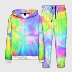 Мужской костюм Яркий тай-дай абстракция