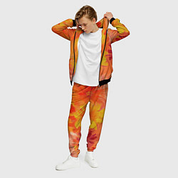 Костюм мужской Абстракция цветы мастихин, цвет: 3D-черный — фото 2