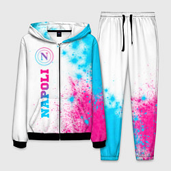 Костюм мужской Napoli neon gradient style по-вертикали, цвет: 3D-черный