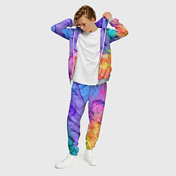 Костюм мужской Красочные разводы гуашью, цвет: 3D-меланж — фото 2