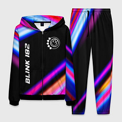 Костюм мужской Blink 182 neon rock lights, цвет: 3D-черный