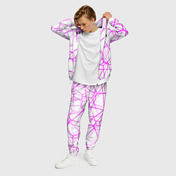 Костюм мужской Нет никакой безопасности розовый, цвет: 3D-белый — фото 2