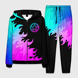 Костюм мужской Black Butler неоновый огонь, цвет: 3D-черный