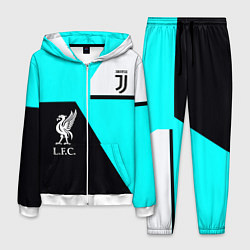 Костюм мужской Juventus x Liverpool geometry, цвет: 3D-белый