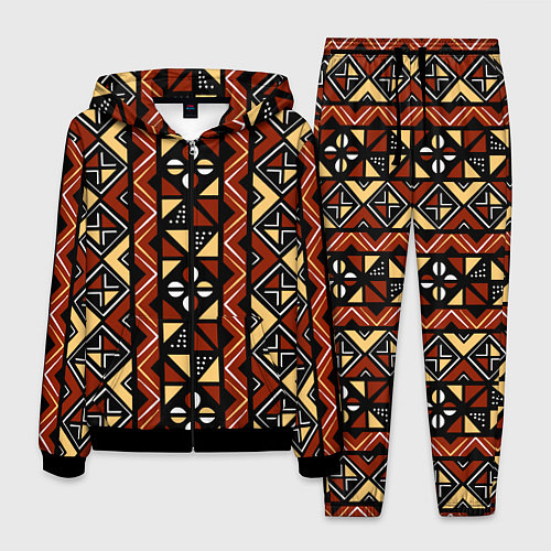 Мужской костюм Африканский мавританский орнамент / 3D-Черный – фото 1