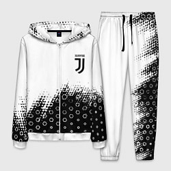 Костюм мужской Juventus sport steel, цвет: 3D-белый
