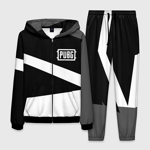 Мужской костюм PUBG online geometry / 3D-Черный – фото 1