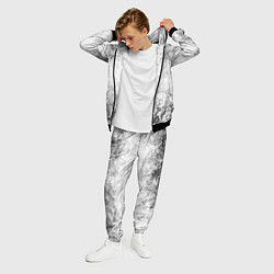 Костюм мужской Абстракция - серый ветер, цвет: 3D-черный — фото 2