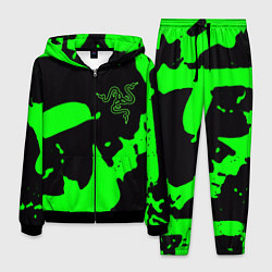 Мужской костюм Razer кислотный стиль краски