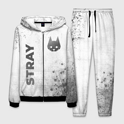Костюм мужской Stray - white gradient вертикально, цвет: 3D-черный
