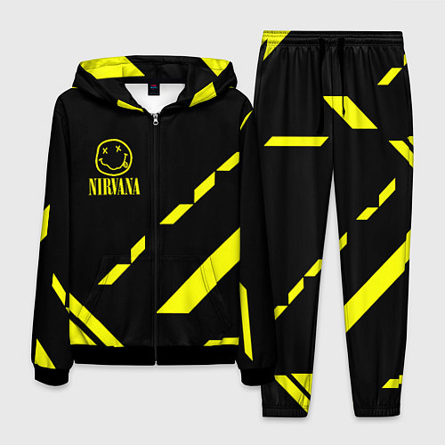 Мужской костюм Nirvana geometry yellow / 3D-Черный – фото 1