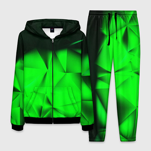 Мужской костюм Кислотная абстракция кубы / 3D-Черный – фото 1