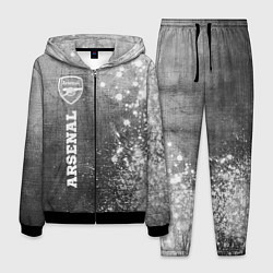 Костюм мужской Arsenal - grey gradient по-вертикали, цвет: 3D-черный