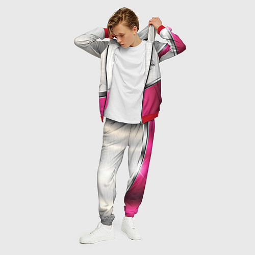 Мужской костюм Nissan auto metal / 3D-Красный – фото 3