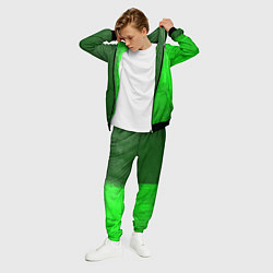 Костюм мужской One Piece - green gradient по-вертикали, цвет: 3D-черный — фото 2