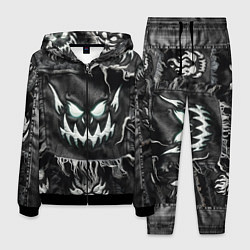 Мужской костюм Облик монстра на пэчворк джинсах