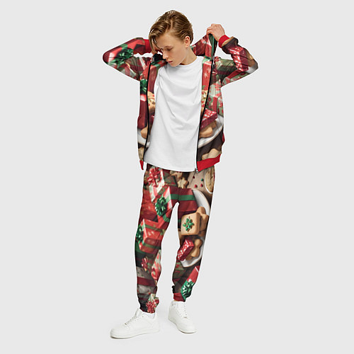 Мужской костюм Рождество подарки / 3D-Красный – фото 3