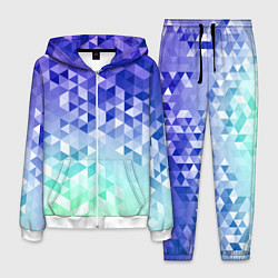 Мужской костюм Градиентная геометрия