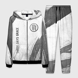 Костюм мужской Three Days Grace - white gradient вертикально, цвет: 3D-черный