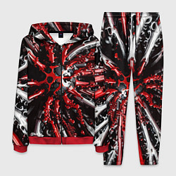 Мужской костюм Красно-белая инфекция