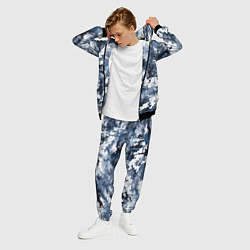 Костюм мужской Камуфляж серо синий, цвет: 3D-черный — фото 2
