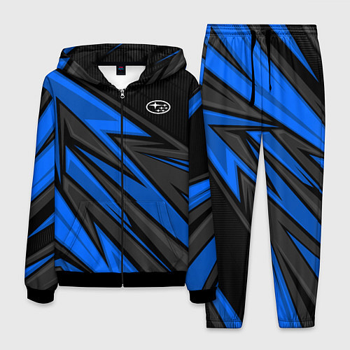 Мужской костюм Субару - синяя спорт униформа / 3D-Черный – фото 1