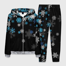 Мужской костюм Снежинки объемные
