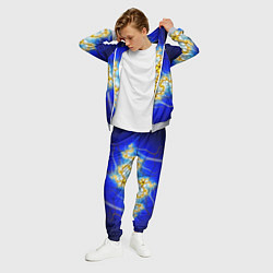 Костюм мужской Фрактальный узор мерцание, цвет: 3D-меланж — фото 2