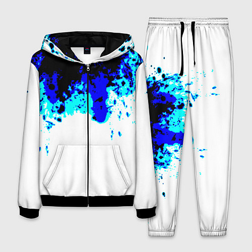 Мужской костюм Синяя кровь андроида / 3D-Черный – фото 1